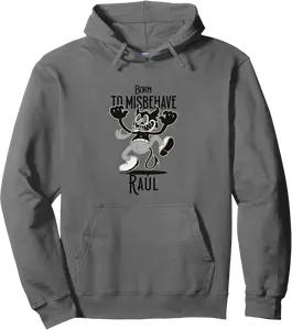 RAÚL - Cool Boy Name with cute Devil - Born to Misbehave Pullover Hoodie - Williamze Shop 70B0FSXMWB1N
