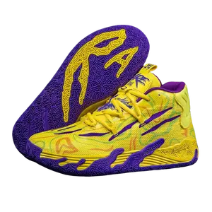2026 New Model Three-ball Third Generation Basketball Shoes, High-top New Youth Practical Wear-resistant Sports Shoes