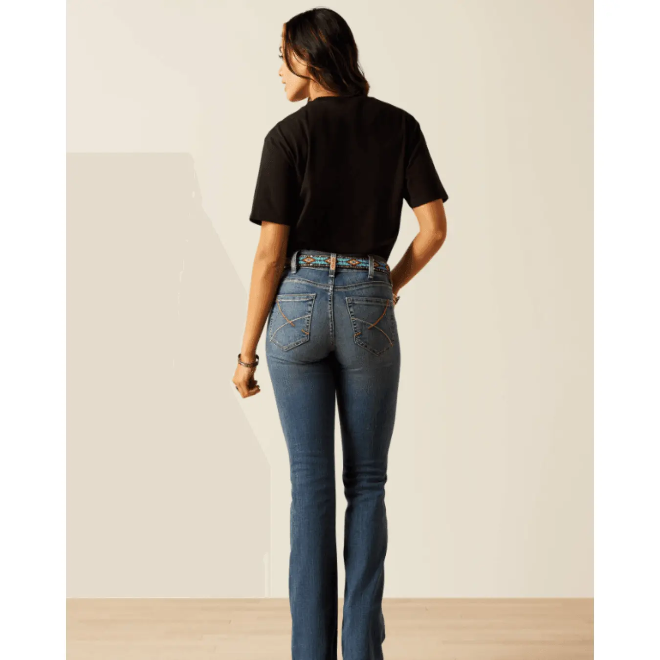 Ariat Women's Toronto Perfect Rise Chopped Ella Boot Cut Jeans 10051610