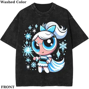 #Powerpuf Girl Cute Ice Princess Anime Graphic T-Shirt, Y2K #Powerpuf Fitness, Workout Shirt, Trending 2025, Weightlifters, Bodybuilding Shirt, Pump Cover Gym Tee for Men Women, Youth & Adult