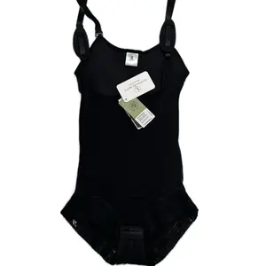 Body Invisible liso Comfort  #49 - Black Apparel with Tag Details Bodysuits