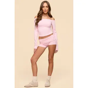 Soraia Foldover Biker Shorts