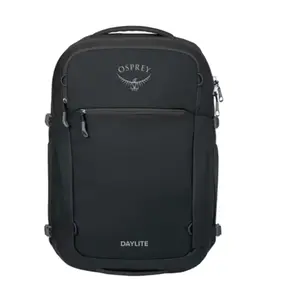 Osprey Daylite 44L Carry-On Travel Backpack (Black) – Travel and outdoor backpack camping, hiking Work backpack with 16" laptop compartment, carrying backpack, 21.5"H x 14"W x 9"D, carry-on luggage