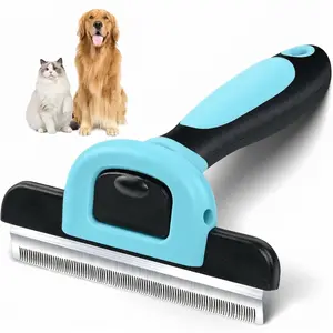 Pet Grooming Brush, Deshedding Tool for Dogs & Cats, Effectively Reduces Shedding by up to 95% for Short Medium and Long Pet Hair