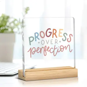 Inspirational Motivational Gifts, Mental Health Desk Decor, The Office Gifts, Inspirational Office Decor, Acrylic Plaque