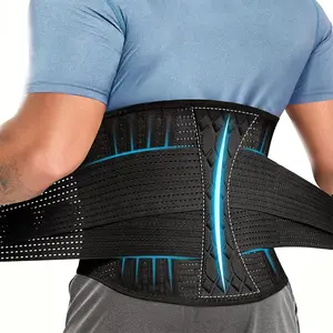Adjustable Waist Trainer, Breathable Waist Trainer, Fitness Waist Trainer, Elastic Sports Waist Belt for Men, Exercise Waistband, Sporty Waist Slimmer, Workout Waistband, Sports & Outdoor Accessories