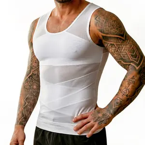Men’s Slim Fit Body Shaping Undershirt for Everyday Wear