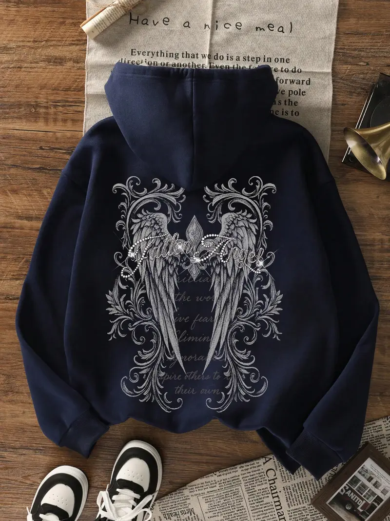 vintage angel hoodie - TikTok Shop