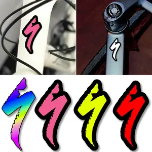 2PCS/SET For Cycling Gear/Trendy Play Enthusiast Notebooks Lightning Trend Signage Element Decor Make each use full of eye-catching aura, Lightning shape + multi-color options + black-trim texture details fixed on items
