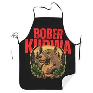 Bober Ku Wa Adjustable Cooking Apron Unisex Household