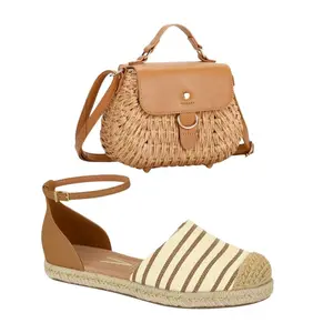 2PC Vizzano sandals/heels/spadrile  and crossbody bag