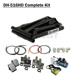 8 Ton Hydraulic Scissor Hoist Kit for 10–14' Dump Body | DH-516HD for Truck