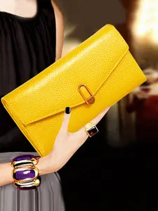 Women's Wallet 2026 New Genuine Leather Long High-End Large Capacity Luxury Handheld Purse Lucky Money Clip