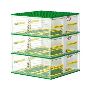 130PCS City Speed Champion Sports Car Garage Building Blocks Model MOC Super Racing Parking Lot DIY Vehicle Storage Box Building Blocks Toys Puzzle Toys Holiday Gifts Desktop Decoration Ornaments