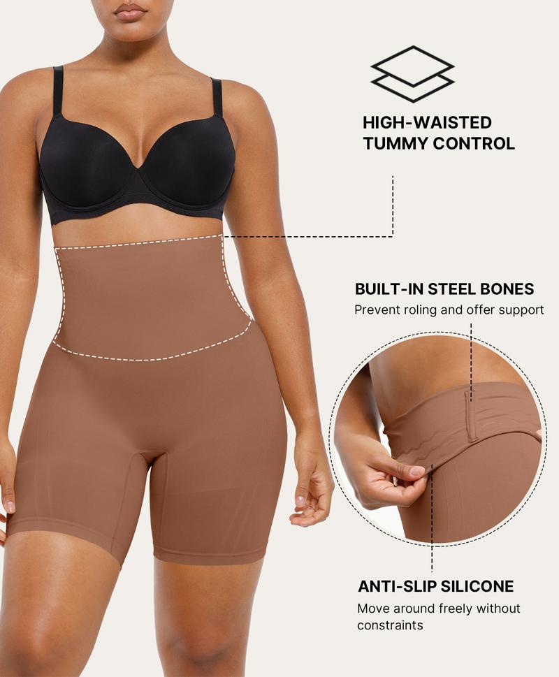 Shapellx Shapewear Sculpting Shorts for Women Seamless High Waisted Body Shaper Thigh Slimming Underwear Shapellx Shapewear Sculpting Shorts for Women Seamless High Waisted Body Shaper Thigh Slimming Underwear