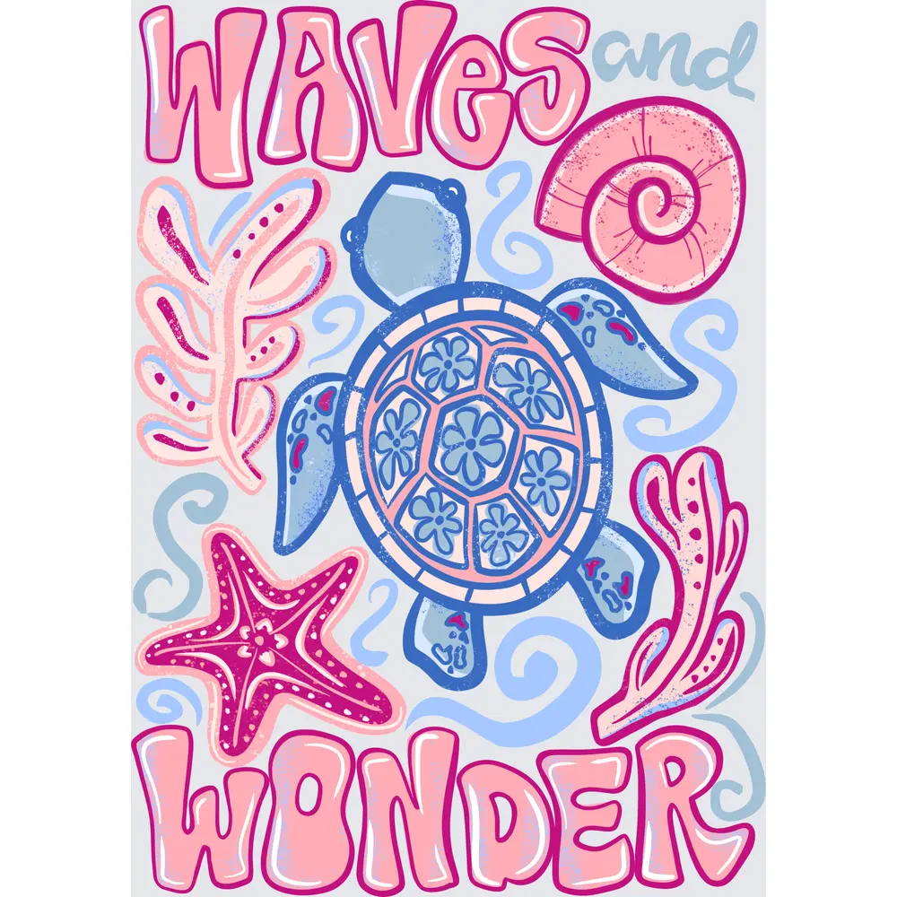 Turtle waves and wonder