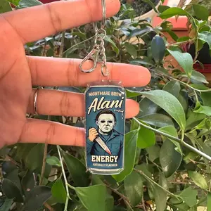 Michael Myers Alani Keychain: Halloween Energy Drink Bag Charm