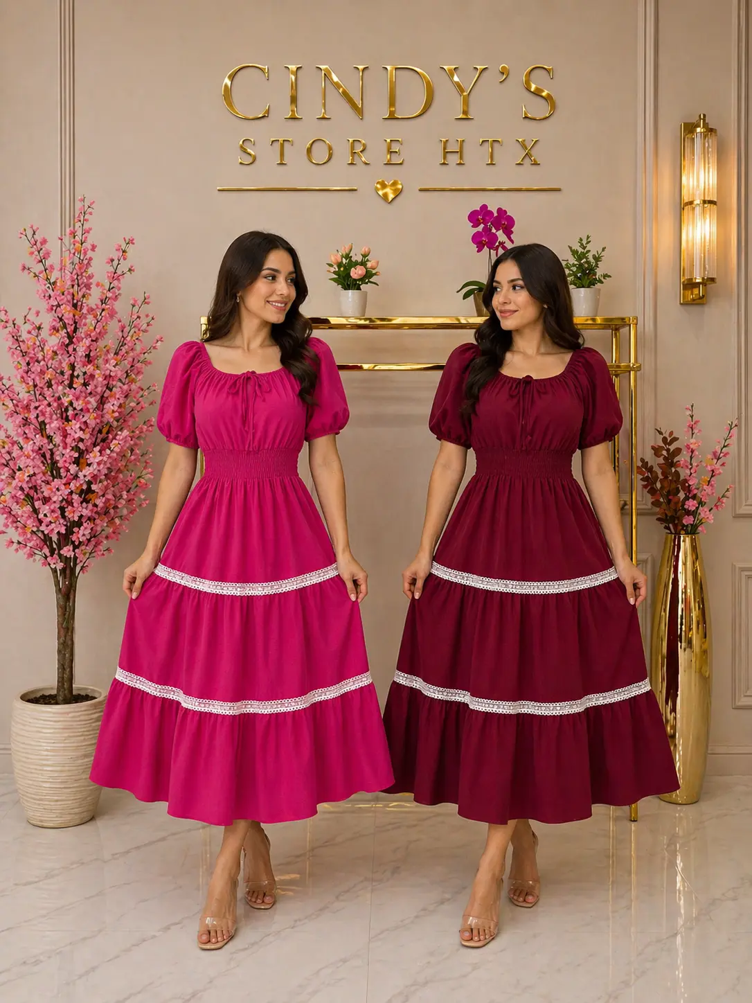 amazon pink church dress