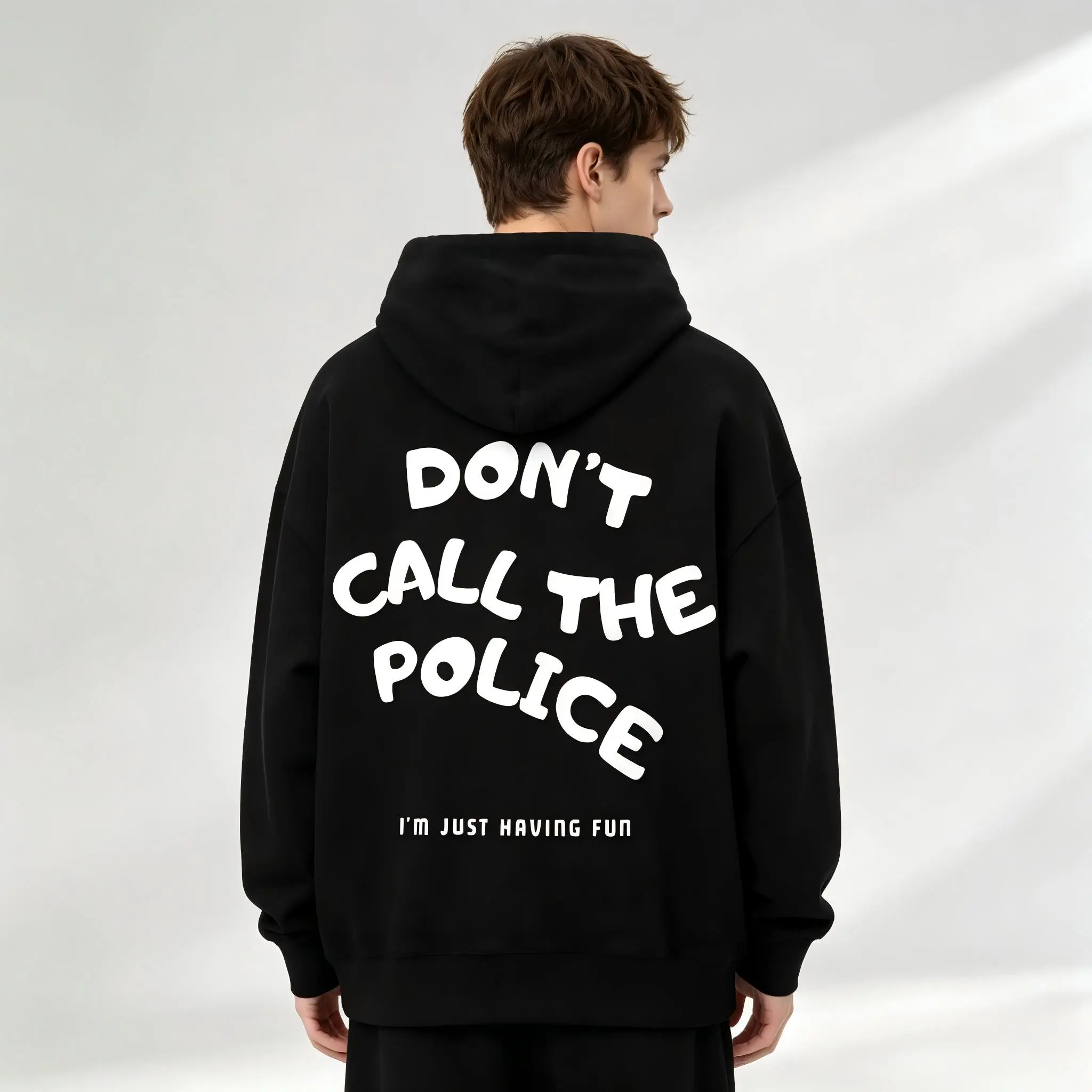 Autumn and winter Dont Call The Police Hoodie Motorcycle Hoodie - Casual Hoodie for Men and Women - Soft Cotton Comfortable Everyday Wear sweatshirt Prints