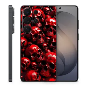 Skulls Vinyl Phone Skins Compatible With Samsung Galaxy S 25 Ultra, S26 Ultra, S26