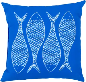 Livabliss RG169-2626 Rain 26 x 26 x 5 in. Throw Pillow, Navy - Large