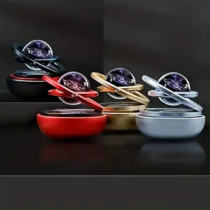FLYANT Solar Energy Car Air Freshener Diffuser, Relieve Stress And Purifie Odors, For Car Interior Autorotation Decoration Accessories