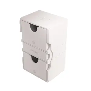 Gamegenic Stronghold 200+ XL Deck Box Double-Sleeved Card Storage White