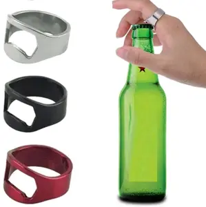 1PC Stainless Steel Ring Bottle Opener for Creative Beer Bottles - Kitchen, Utensils