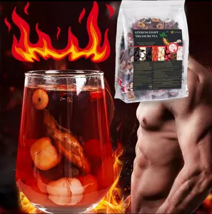 Kanglai Ginseng Eight Treasure Tea 30/60/90 Bay Five Kidney Formula Organic Cleanse Detox Herbal Tea for Men Wome Beverage