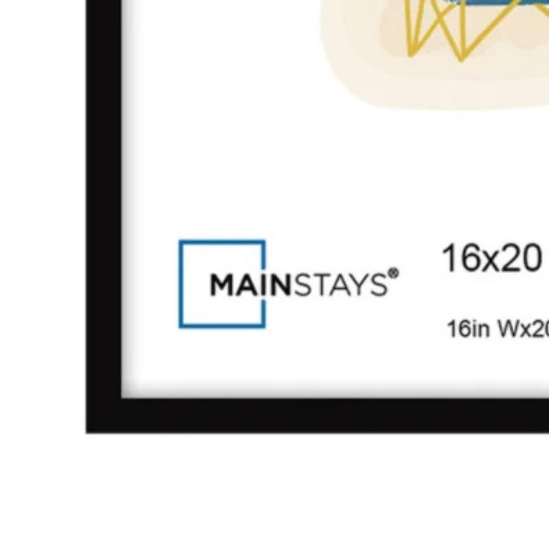 16x20 Basic Black Poster Frame for Framing Photos and Artwork with a Clean, Simple Look