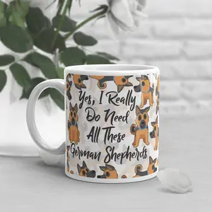 German Shepherd Coffee Mug, Cute German Shepherd Gift, Dog Lover, Gift for Her, Him, Housewarming, Birthday, Pet Mug, Dog Lover Gifts, Funny