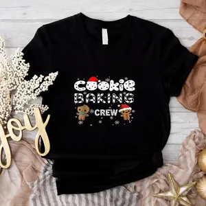 Cookie Baking Crew Gingerbread Christmas Costume pajamas T-Shirt