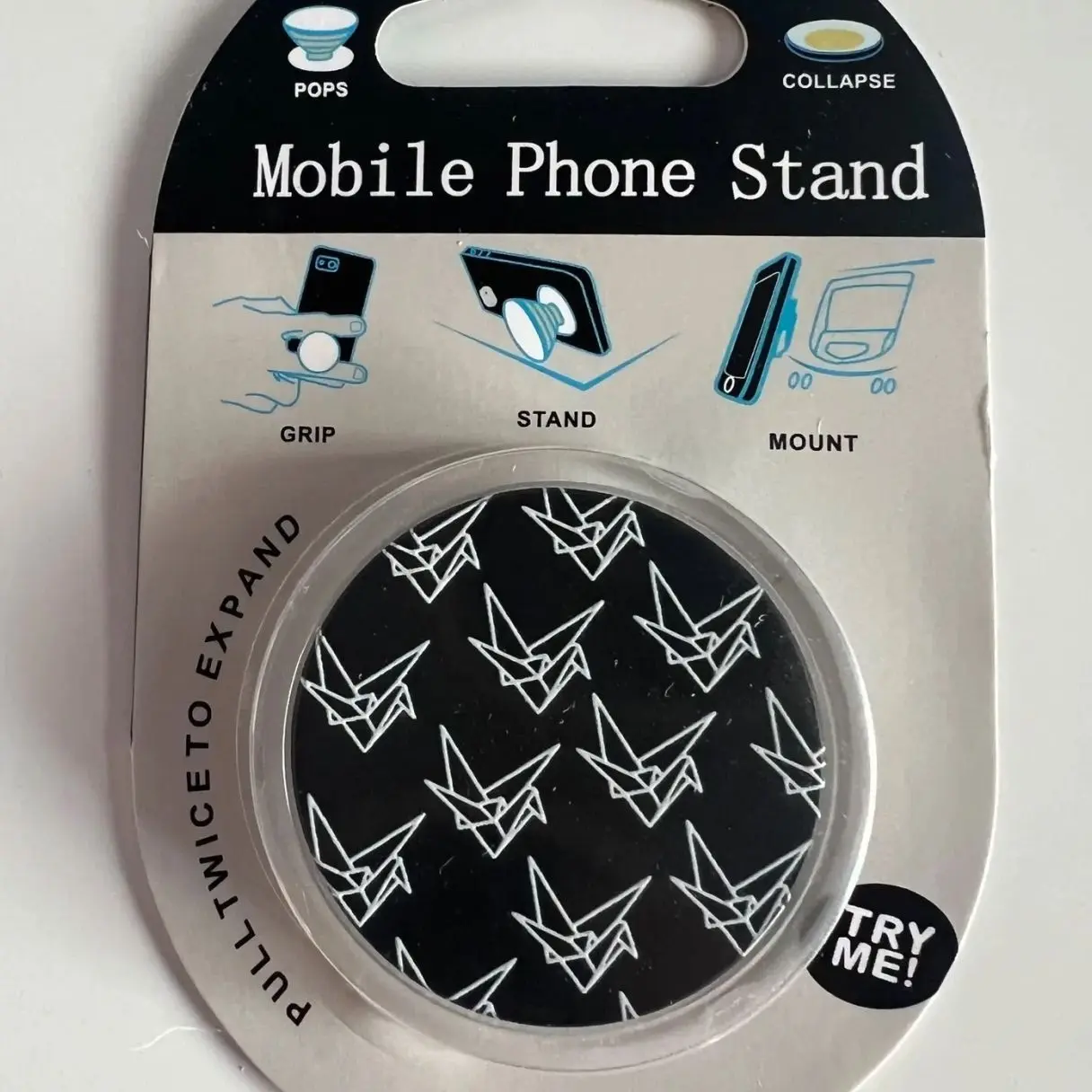 Manacled Phone Grip | Dramione Kindle grip | paper crane mobile phone stand | pop socket | fanfiction | author | High Reeve Draco Malfoy