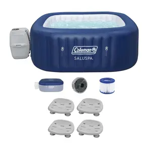 Bestway Coleman Hawaii Hot Tub & SaluSpa Non-Slip Spa Seat with Adjustable Legs