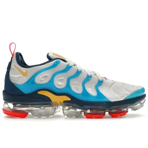 Nike Men's Air VaporMax Plus White Citron Pulse Industrial Blue Running Shoes, from StockX