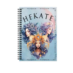 Hecate Triple Goddess Art Book A5 Spiral Binding, Cross-Border in Stock, High-Quality Illustrations, Perfect Gift for Artists