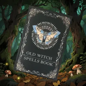 Ancient Witch's Spell Book, 66 Pages of Ancient Spells, Vikka Shadow Book, Traditional Magic Techniques, Witchcraft Traditions, Spiritual Healing Guide, Authentic