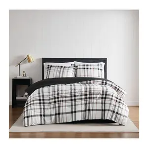 London Fog Charlotte Plaid King 3-Piece Comforter Set