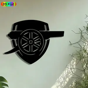 1pc Firefighter Helmet & Wheel Metal Wall Art, Firefighter Badge Statue Mural, Intricate Craftsmanship, Perfect for Fathers Day, Housewarming Decor, Perfect for Man Cave Office Fire Station Decor, Ideal Gift for Firefighter Enthusiasts.
