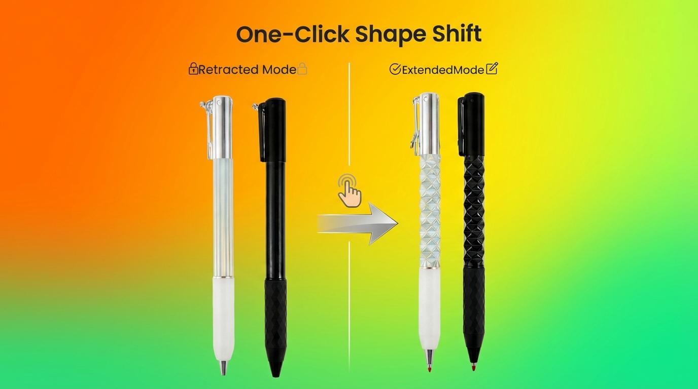 23-in-1 Fidget Pen Set: 19 pens + 1  gradient decompression pen bag + pen clips, Fun Creative Gift for Home Office School Business.students, teachers, nurses and artists, magical pen, gift for kid, husband, friend, colleague, wife