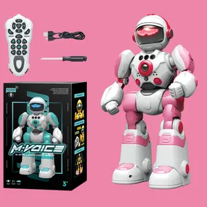 Kids Robot Toys, Remote Control Robot, Smart Programmable Robotics with Recorded Voice Music Dance Gesture Control, Hot Gifts for Toddler Boys and Girls
