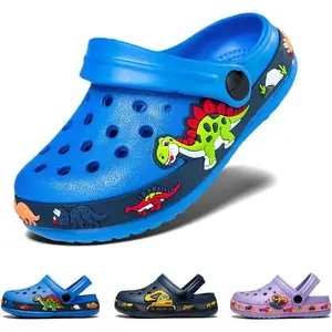 qqc  F-SOK17  Toddler Clogs Kids Clogs for Girls Boys Slip on Garden Clogs Slide Sandals Waterproof Beach Pool Shoes Slipper