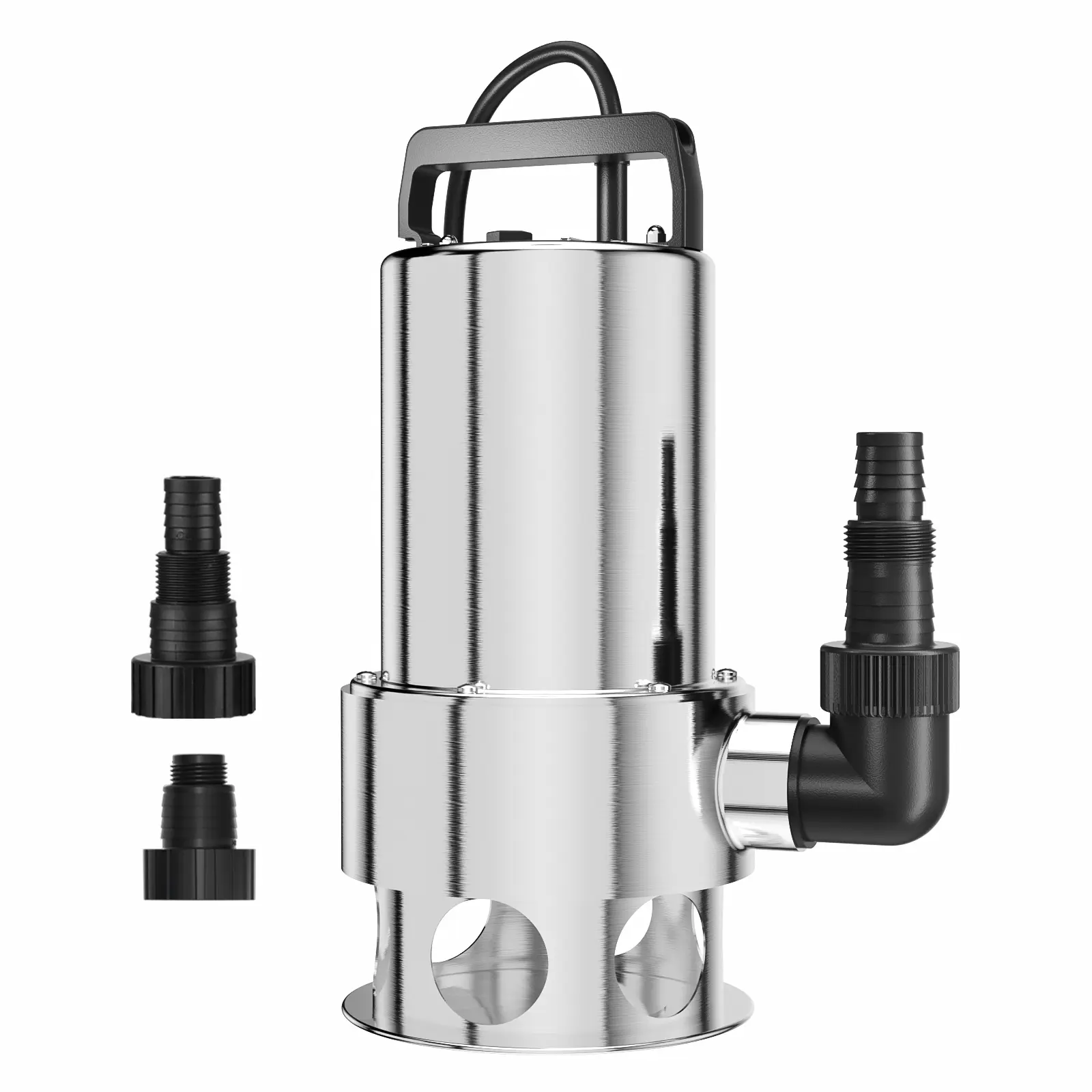 1 HP 1500 GPH High-Speed Shallow Well Pump, Portable Electric Water Transfer Pump with Booster Function for Efficient Garden Irrigation, Farm Water Delivery and Daily Water Draining Tasks