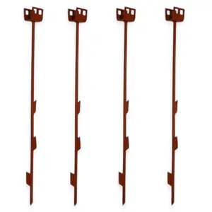 Minute Man 36" DH 5/8" Coral Barb Drive Anchor (4 Pack)