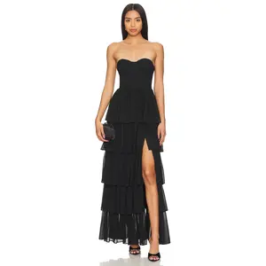 Lovers and Friends Hattie Gown in Black
