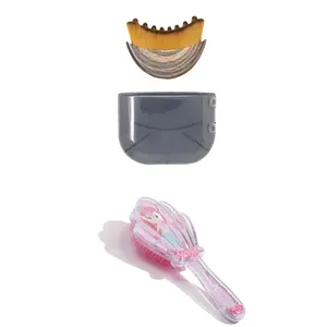 Mid Year Clearance | 2-in-1 Face & Scalp Massage Tool Set, Lymphatic Drainage Face Brush & Mermaid Shell Hair Brush, Jawline Sculpting, De-Puff & Anti-Frizz Hair Care Kit