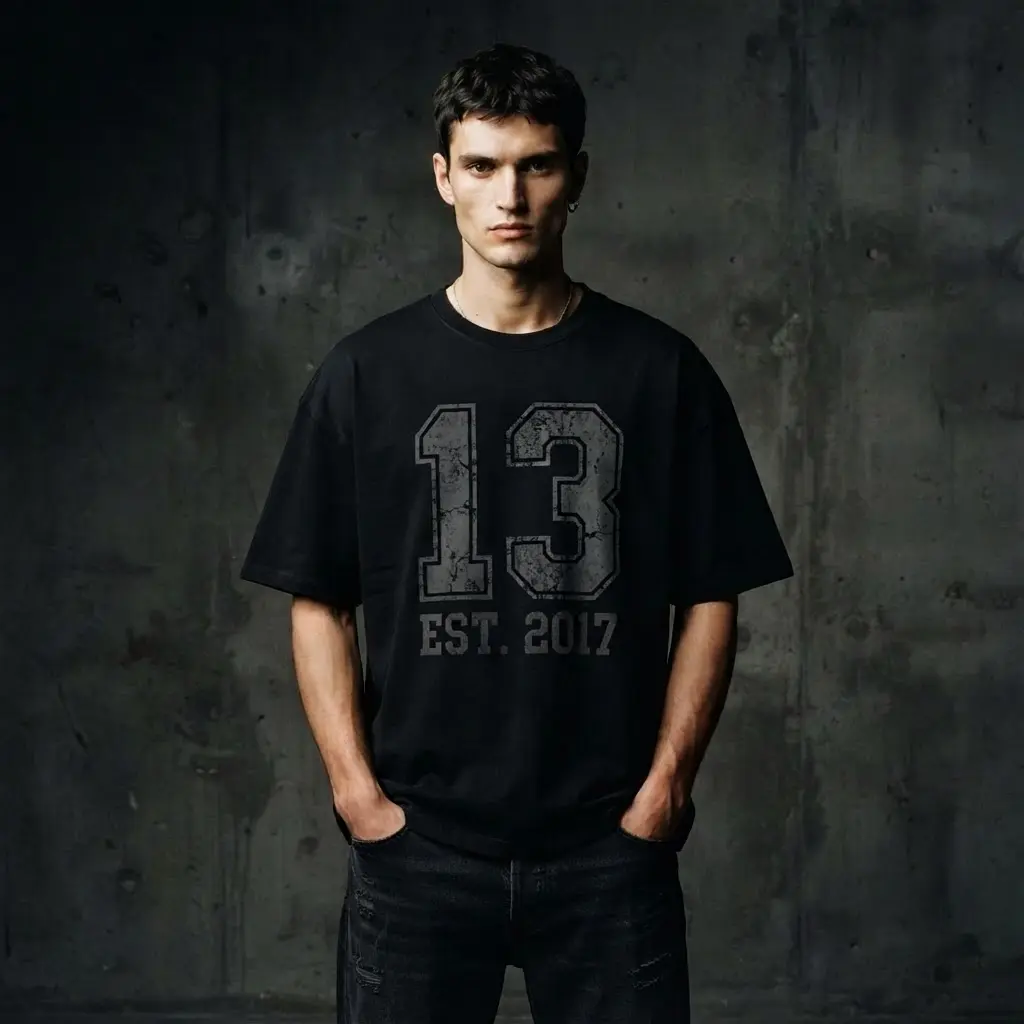 Men's Luxury The Bold Short-Sleeve T-Shirt, Streetwear Casual Top