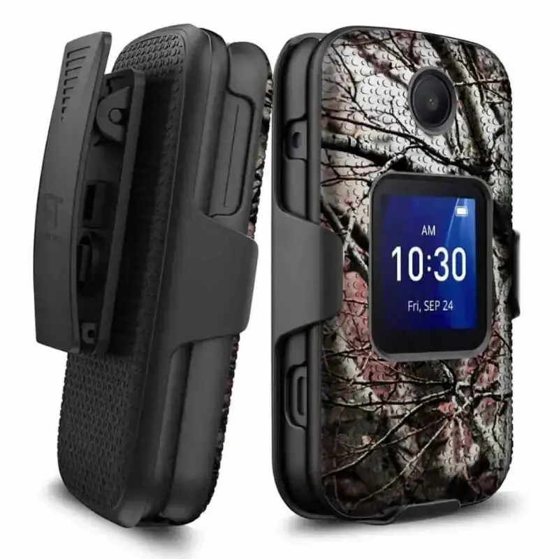 Rome Tech TCL Flip / TCL Flip Pro / Alcatel Go Flip 4 Shell Holster Combo Case