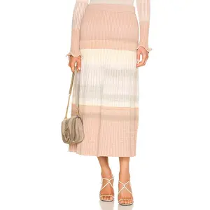 JONATHAN SIMKHAI Nayeli Maxi Skirt in Dusk Space Dye