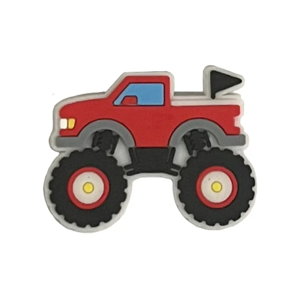 Snapeze Red Monster Truck Charm